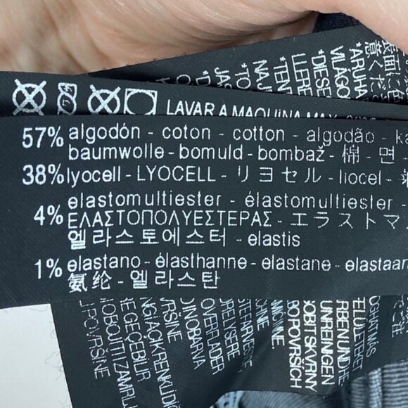 Zara Skinny Jeans Light Grey Size 4 Premium Denim Zip Fly Distressing Lyocell - Picture 9 of 13